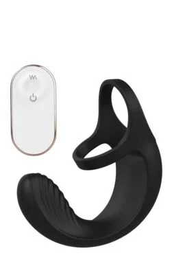 dream-toys-rings-of-love-trådlös-parleksak-vibrator-fjärrkontroll-penisring-mellangård-uppladdningsbar