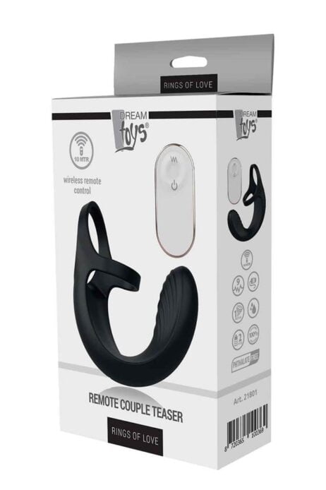 dream-toys-rings-of-love-trådlös-parleksak-vibrator-fjärrkontroll-penisring-mellangård-uppladdningsbar